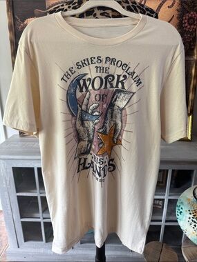 One 24  'The Work of His Hands' Tee  Sz L